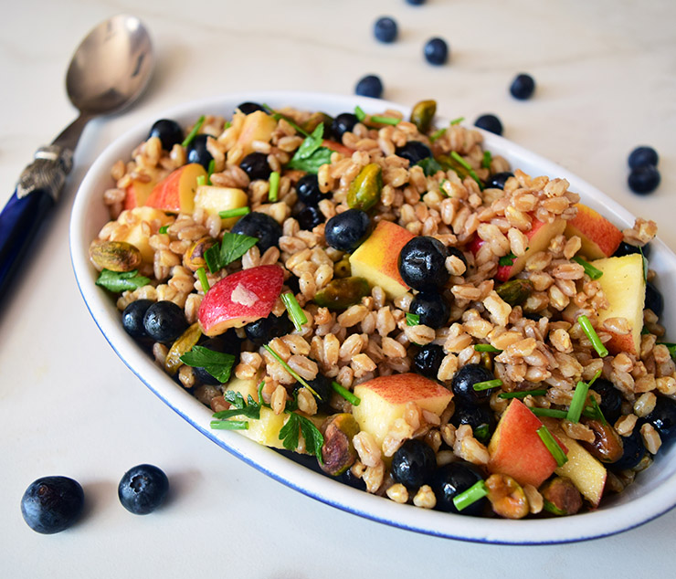 Farro and Blueberry Salad Foods with Judes