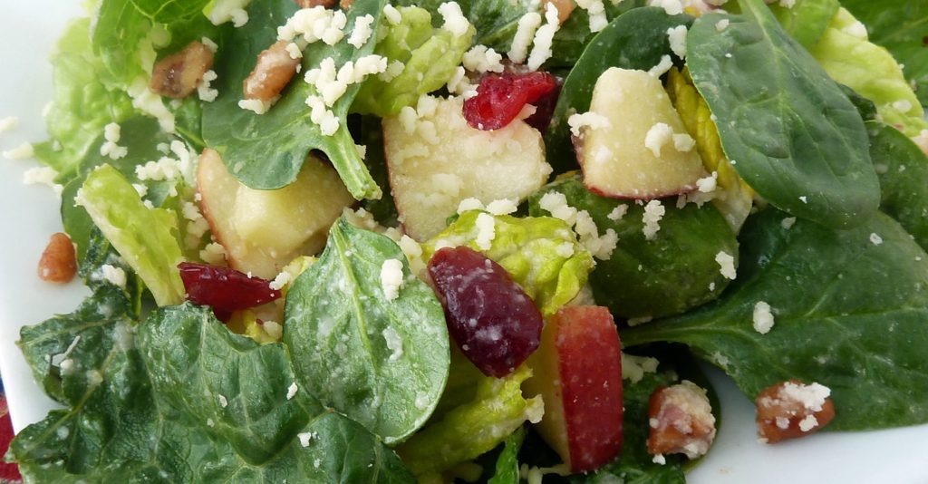 Apple Pear Green Salad - Foods with Judes