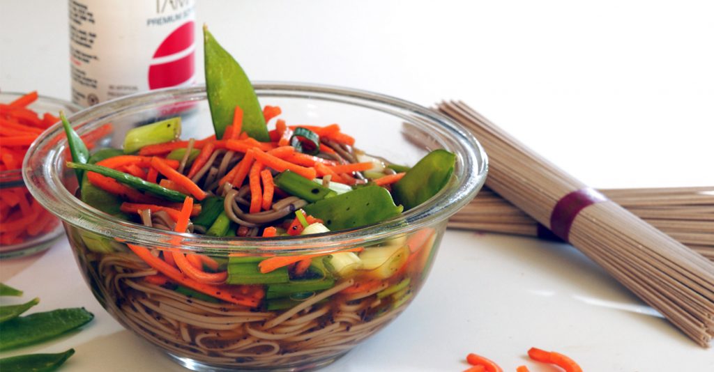 Soba Noodle Soup with Dashi Stock Foods with Judes