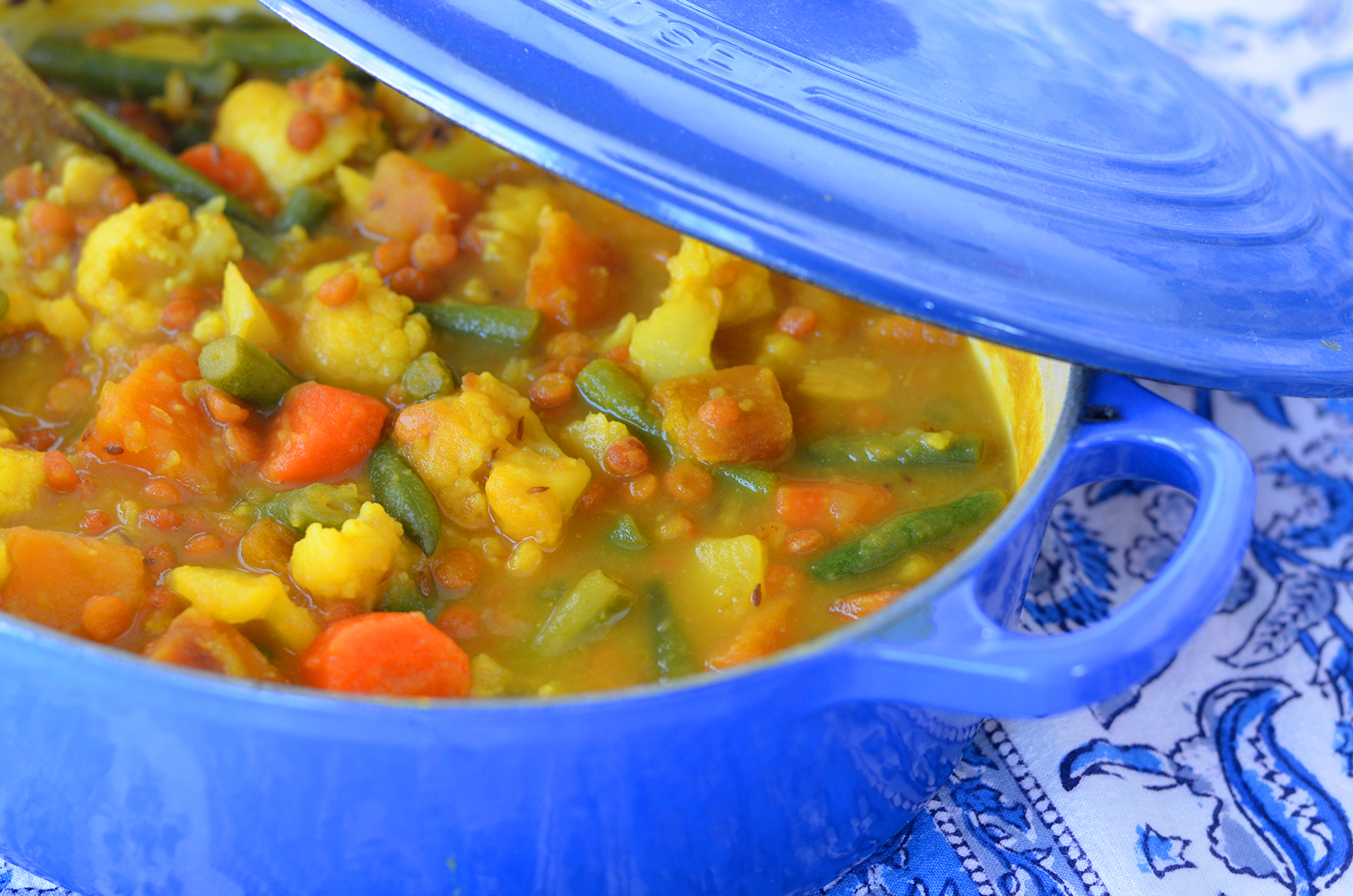 Yellow Lentil Vegetable Curry Foods with Judes