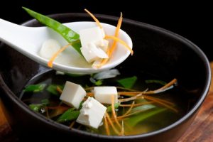 Japanese soup made with dash broth