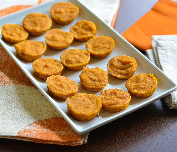 crustless pumpkin pie bites